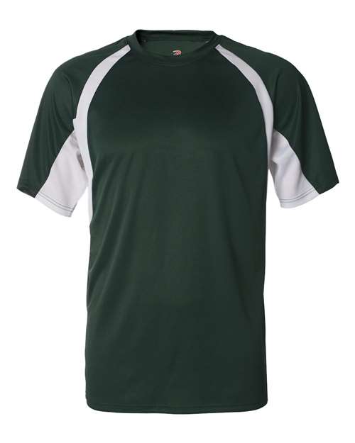 Men's B-Core Hook T-Shirt - Forest/ White Front