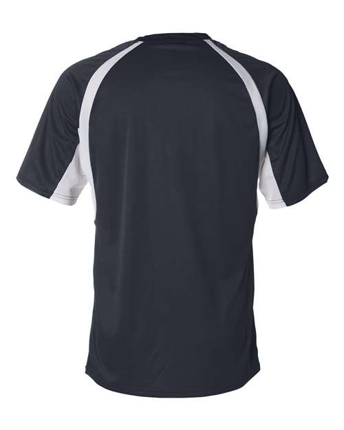 Men's B-Core Hook T-Shirt - Navy/ White Back