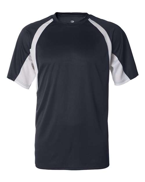 Men's B-Core Hook T-Shirt - Navy/ White Front