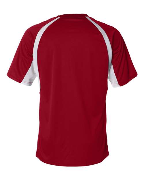 Men's B-Core Hook T-Shirt - Red/ White Back