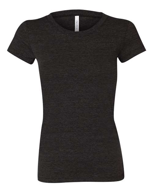 Women's Triblend Tee - Charcoal Black Triblend Front