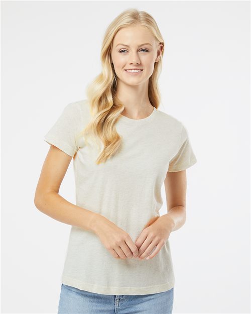 Women's Fine Jersey Tee - Plum Front