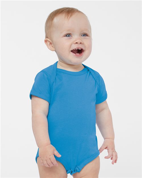 Infant Fine Jersey Bodysuit - Plum Front