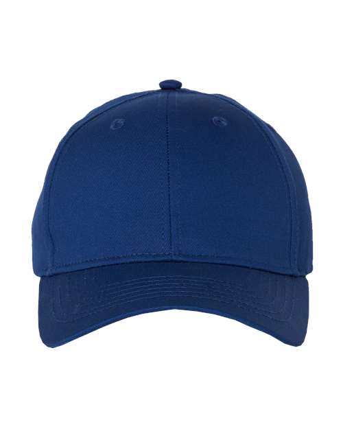 Cotton Twill Cap - Royal Blue Front