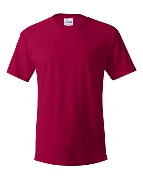 Unisex Essential-T T-Shirt - Deep Red Front