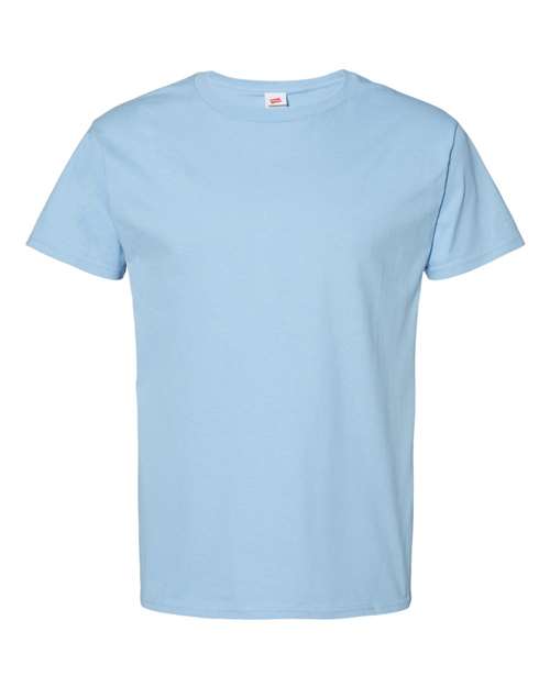 Unisex Essential-T T-Shirt - Light Blue Front