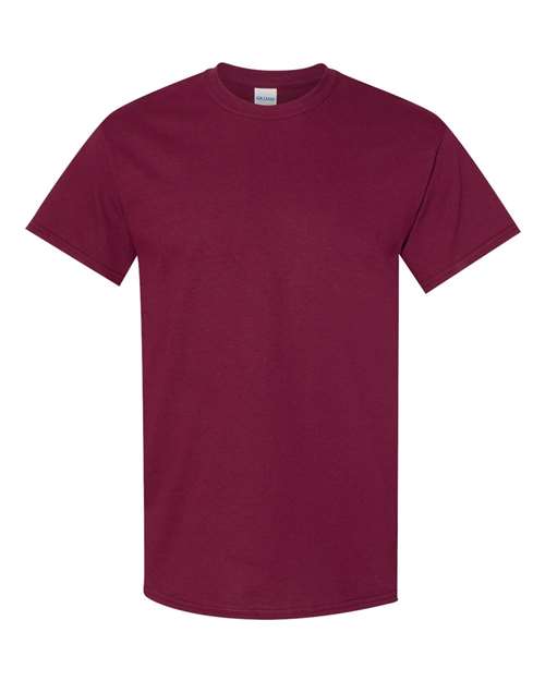 Gildan Unisex Heavy Cotton™ T-Shirt - Maroon Front