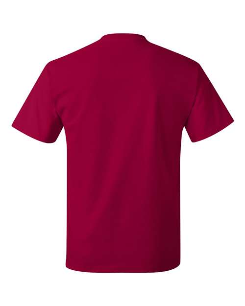 Unisex Authentic T-Shirt - Deep Red Back