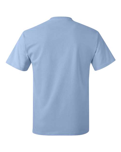 Unisex Authentic T-Shirt - Light Blue Back