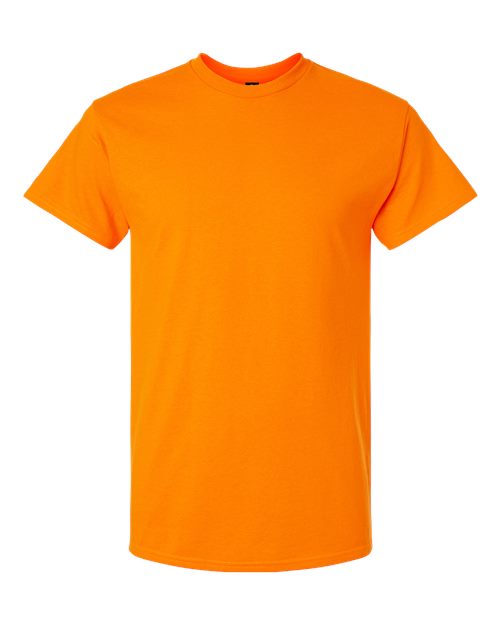 Gildan Unisex Ultra Cotton® T-Shirt - Safety Orange Front