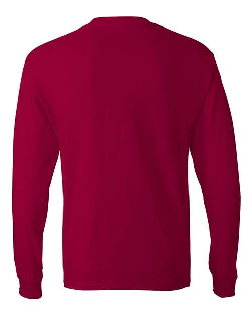 Authentic Long Sleeve T-Shirt - Deep Red Back