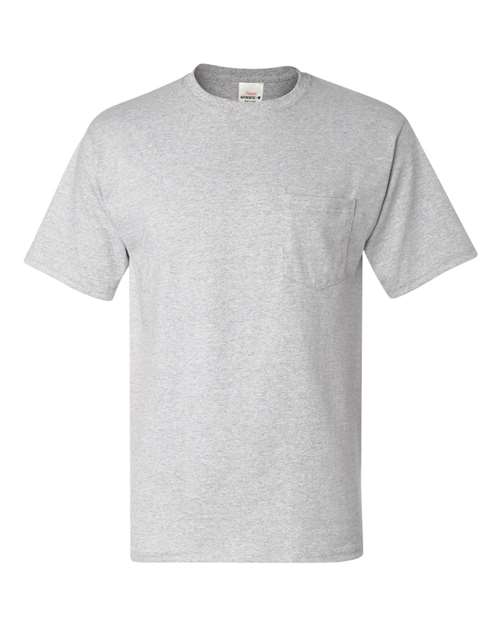 Men's Authentic Pocket T-Shirt - Ash Front