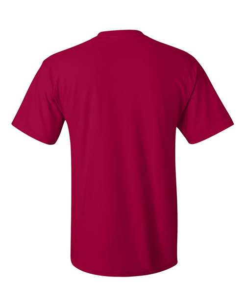 Men's Authentic Pocket T-Shirt - Deep Red Back