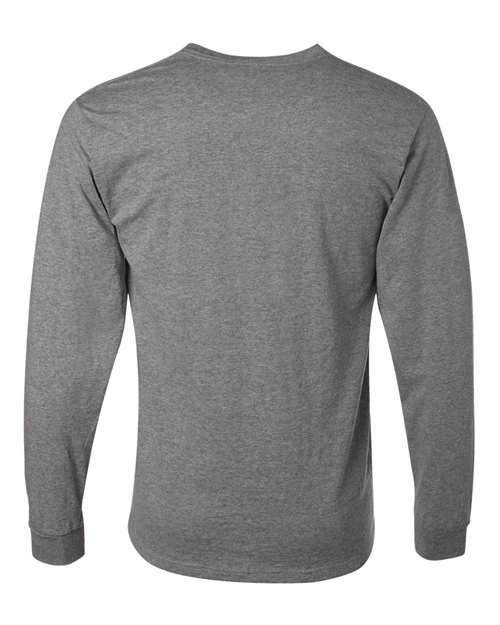 Unisex Dri-Power® Long Sleeve 50/50 T-Shirt - Oxford Back
