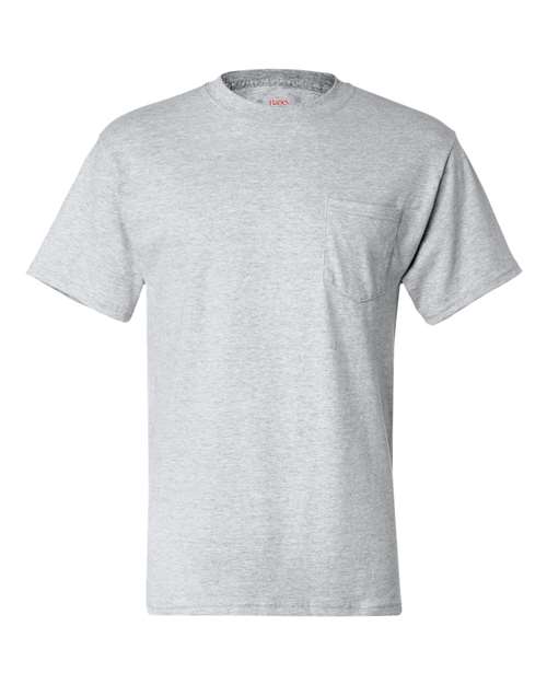 Men's Beefy-T® Pocket T-Shirt - Ash Front