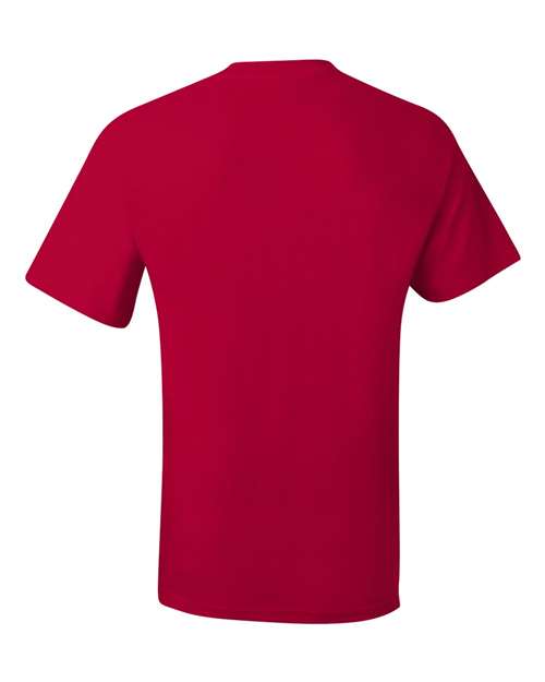 Men's Beefy-T® Pocket T-Shirt - Deep Red Back