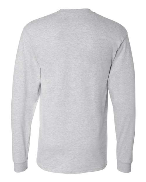 Unisex Beefy-T® Long Sleeve T-Shirt - Ash Back