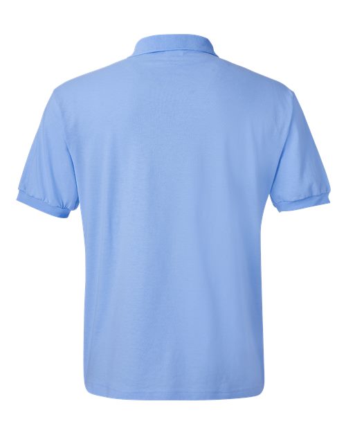 Men's EcoSmart® Jersey Polo - Light Blue Back