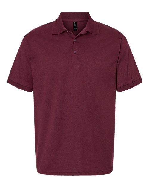 Unisex DryBlend® Jersey Polo - Maroon Front
