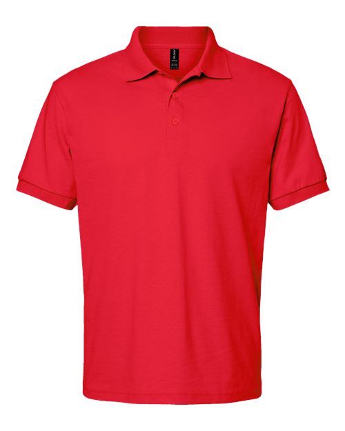 Unisex DryBlend® Jersey Polo - Red Front