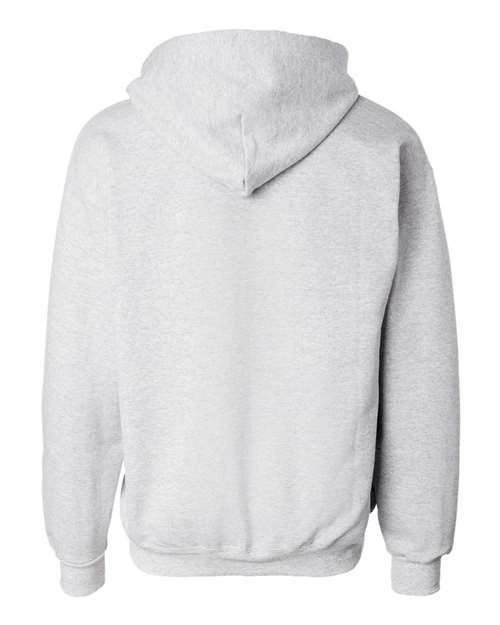 Unisex Ultimate Cotton® Full-Zip Hooded Sweatshirt - Ash Back