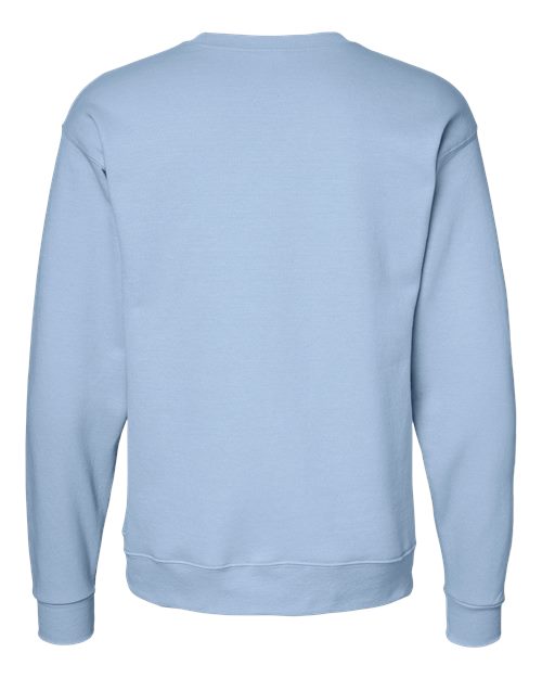 Unisex EcoSmart® Crewneck Sweatshirt - Light Blue Back