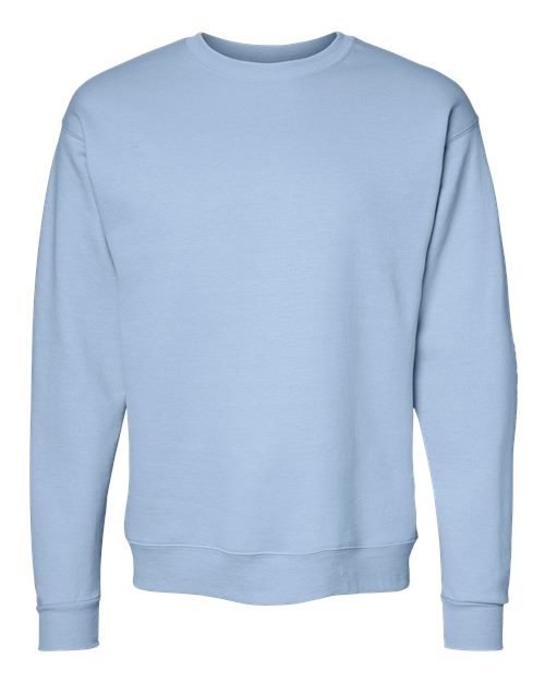 Unisex EcoSmart® Crewneck Sweatshirt - Light Blue Front