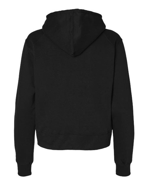 Badger Women's Crop Hooded Sweatshirt - Back