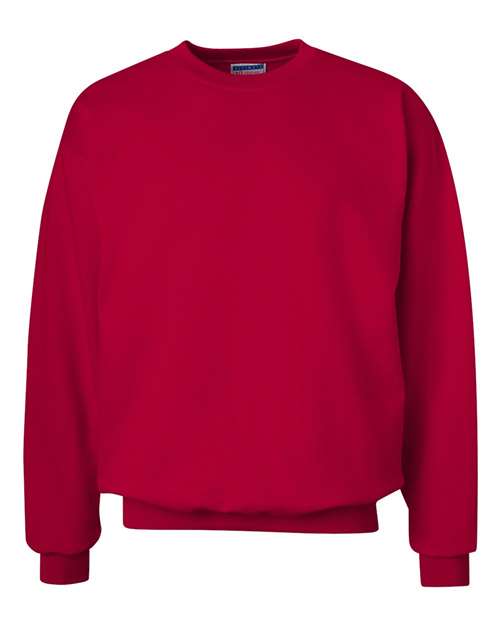 Unisex Ultimate Cotton® Crewneck Sweatshirt - Deep Red Front