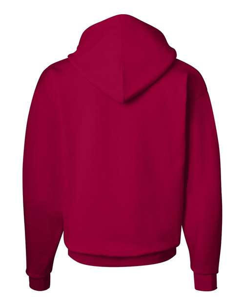 Unisex EcoSmart® Hooded Sweatshirt - Deep Red Back