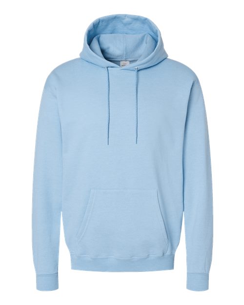 Unisex EcoSmart® Hooded Sweatshirt - Light Blue Front