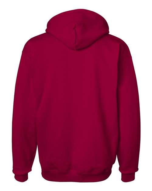 Unisex Ultimate Cotton® Hooded Sweatshirt - Deep Red Back