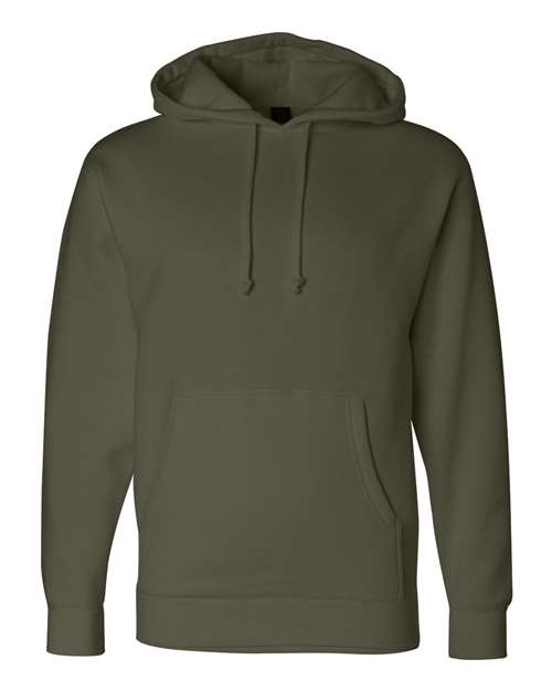 Unisex Heavyweight Hooded Sweatshirt - Army Front