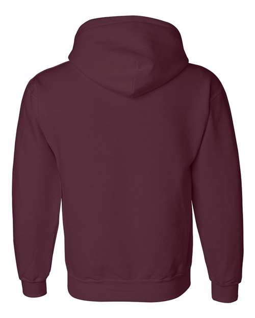 Unisex DryBlend® Hooded Sweatshirt - Maroon Back