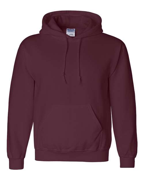 Unisex DryBlend® Hooded Sweatshirt - Maroon Front