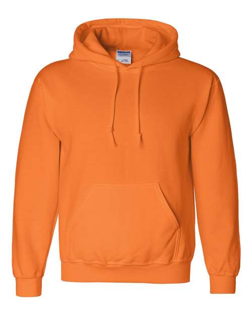 Gildan Unisex DryBlend® Hooded Sweatshirt - Safety Orange Front