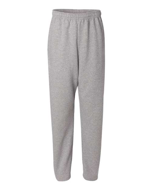 Unisex NuBlend® Open-Bottom Sweatpants with Pockets - Oxford Front
