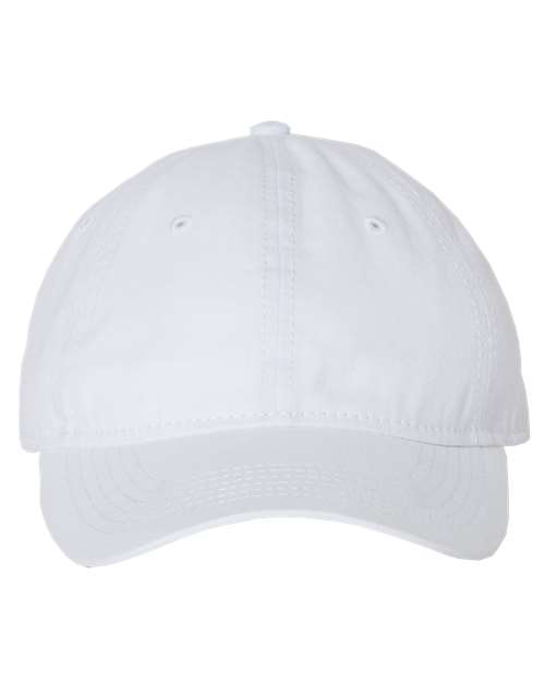 Unstructured Cap - White Front