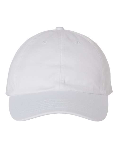 Bio-Washed Classic Dad Hat - White Front