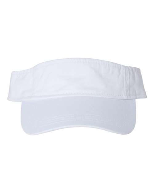 Bio-Washed Visor - White Front