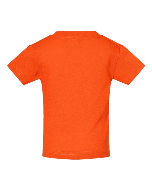 Infant Cotton Jersey Tee - Orange Back