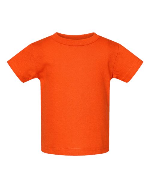 Infant Cotton Jersey Tee - Orange Front