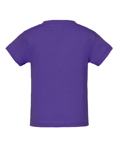 Infant Cotton Jersey Tee - Purple Back