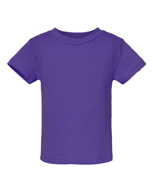 Infant Cotton Jersey Tee - Purple Front