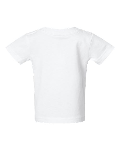 Infant Cotton Jersey Tee - White Back