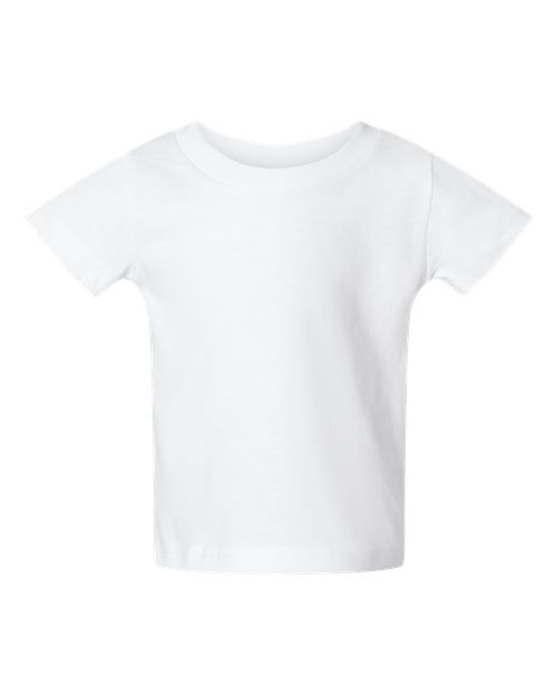 Infant Cotton Jersey Tee - White Front