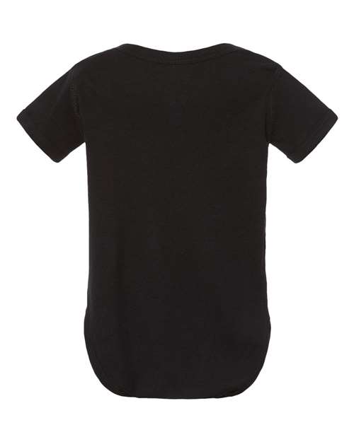Infant Baby Rib Bodysuit - Black Back