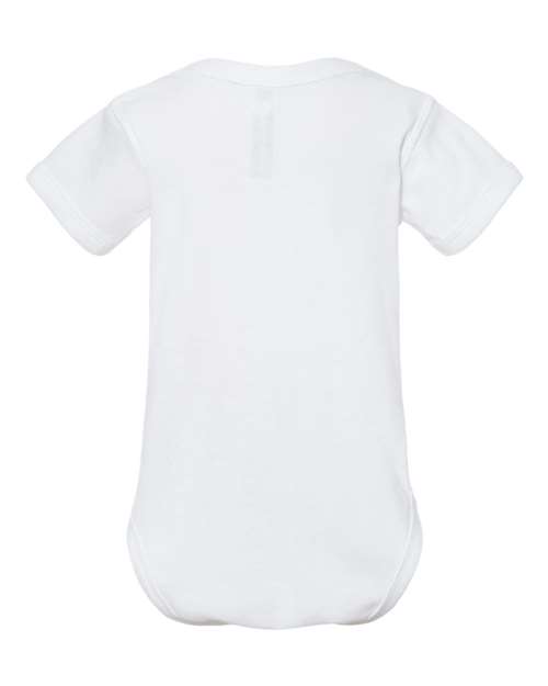 Infant Baby Rib Bodysuit - White Back