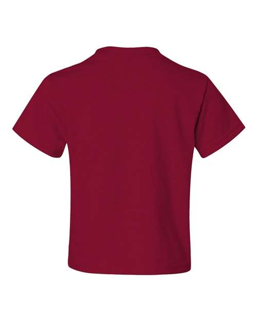 Youth Dri-Power® 50/50 T-Shirt - Cardinal Back