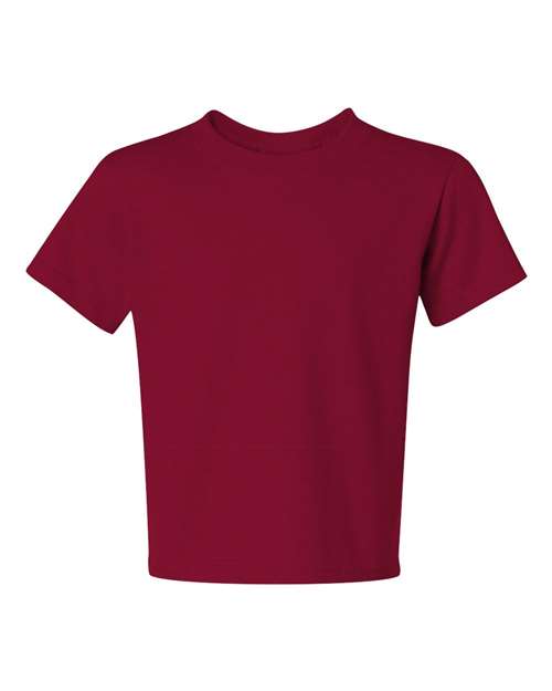 Youth Dri-Power® 50/50 T-Shirt - Cardinal Front